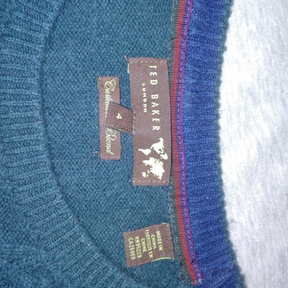 Jarrow Fine Cable Knit Sweater Ted Baker Cashmere sweater - Picture 5 of 9